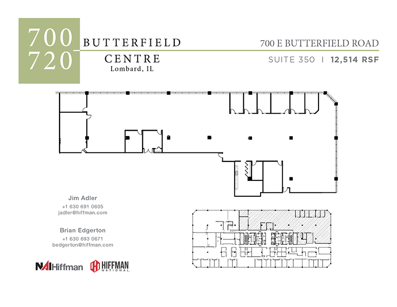 12,514 RSF  I  Bldg 700 - Suite 350 