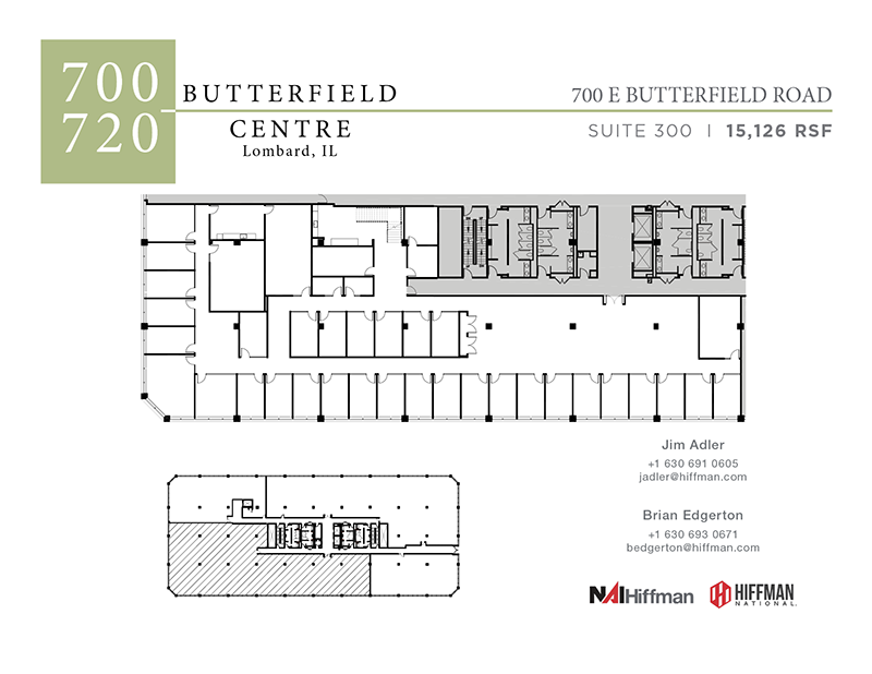 15,126 RSF  I  Bldg 700 - Suite 300 