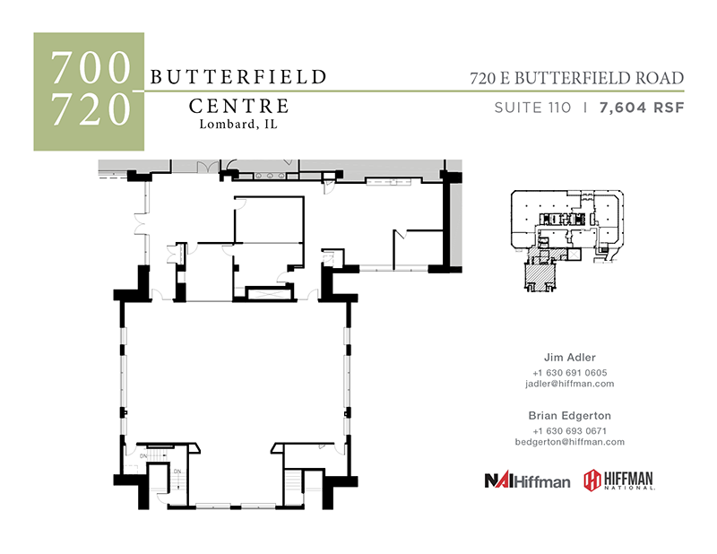 7,604 RSF  I  Bldg 720 - Suite 110 
