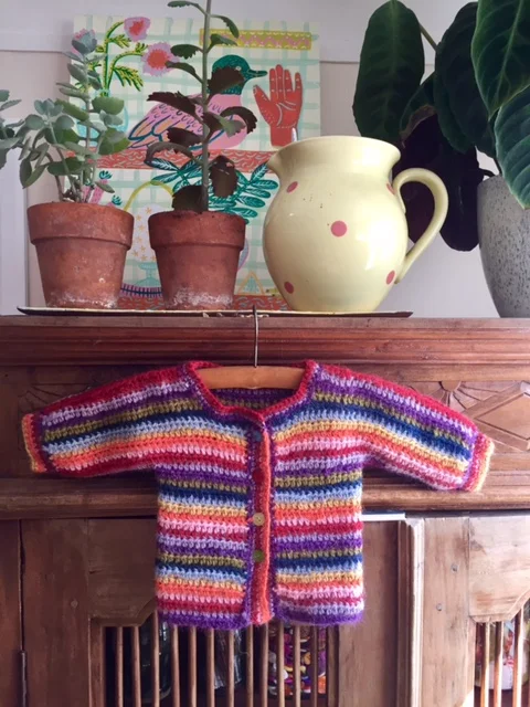 Baby Rainbow Cardigan