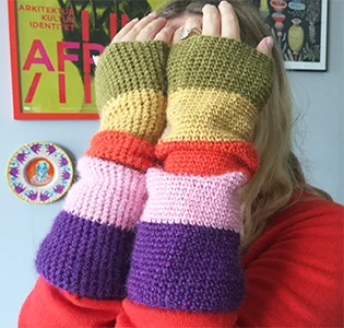 Striped Armwarmers