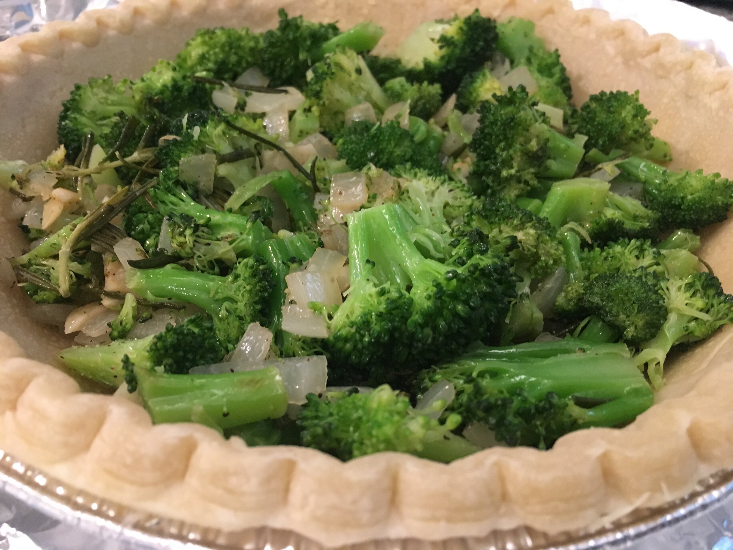 Broccoli in Pie Crust