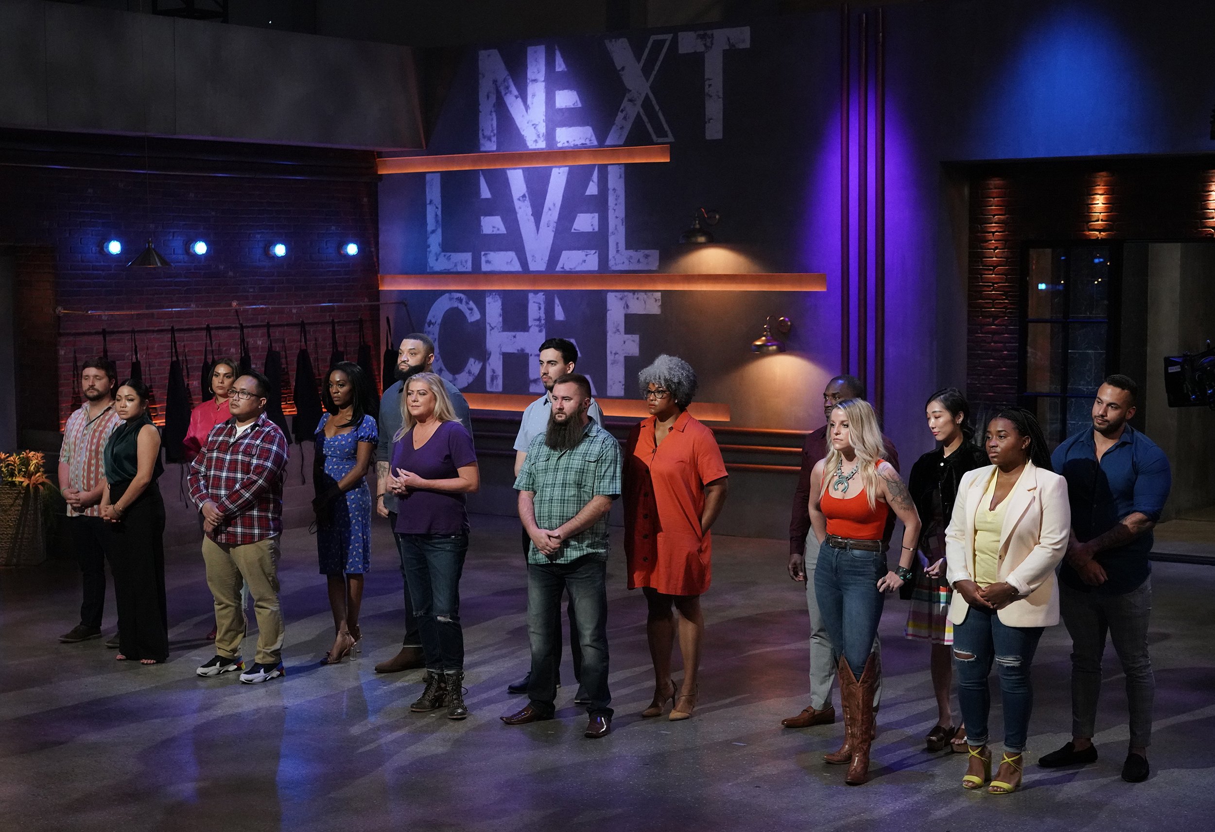  NEXT LEVEL CHEF: Contestants in the ÒWelcome To The Next LevelÓ series premiere episode of NEXT LEVEL CHEF airing Sunday, Jan(8:00-9:00 ET/PT) on FOX © 2022 FOX Media LLC. CR: FOX. 