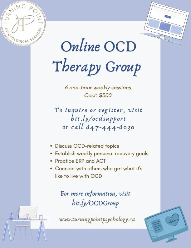 Online OCD Support Group Registration