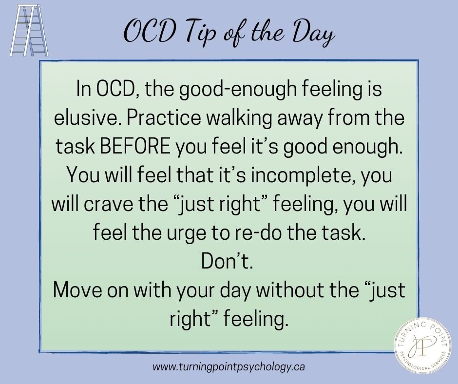 OCD Tips of the Day