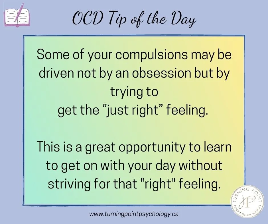 OCD Tip of the Day: Habits