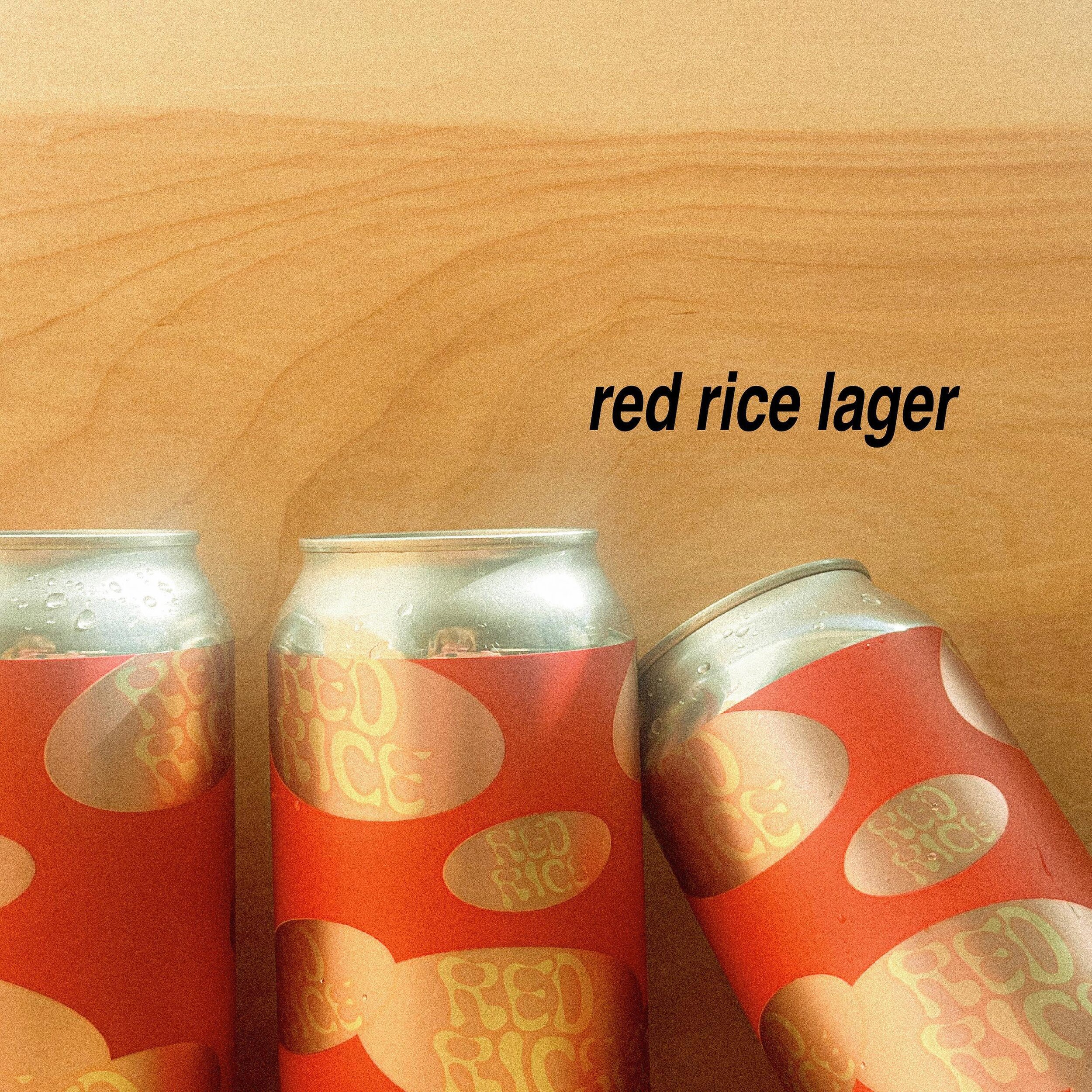 RED RICE LAGER

a new beer! what a day! and it&rsquo;s a lager ! 

a Japanese inspired lager brewed up with hallertau blanc hops and rice, which adds a nice subtle sweetness. it&rsquo;s light and crispy and perfect for this spring weather coming our 