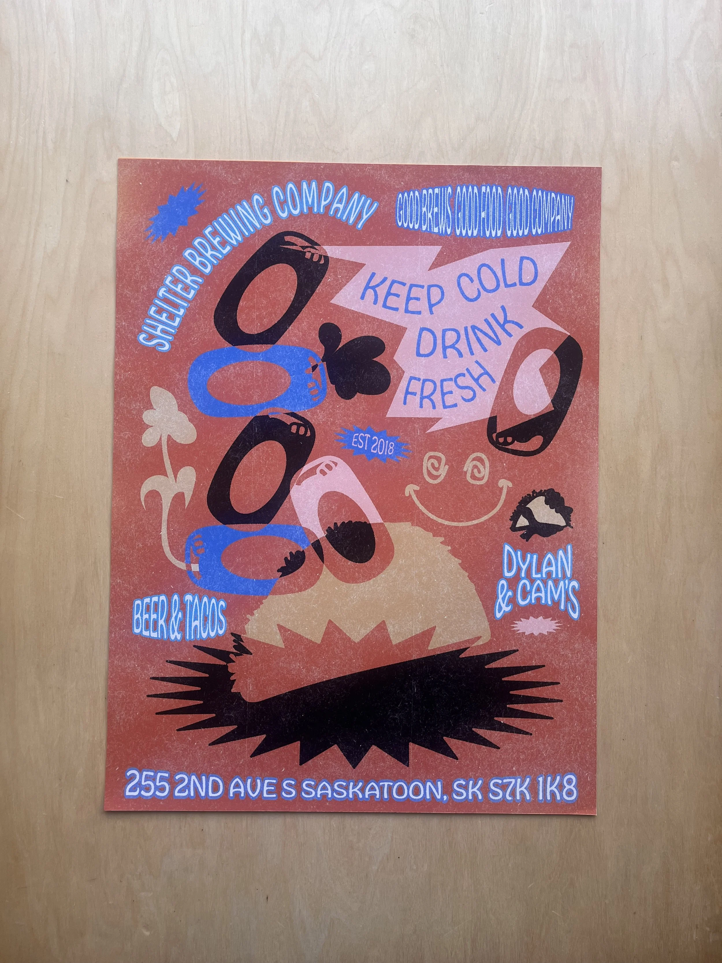 Keep Cold Drink Fresh Poster