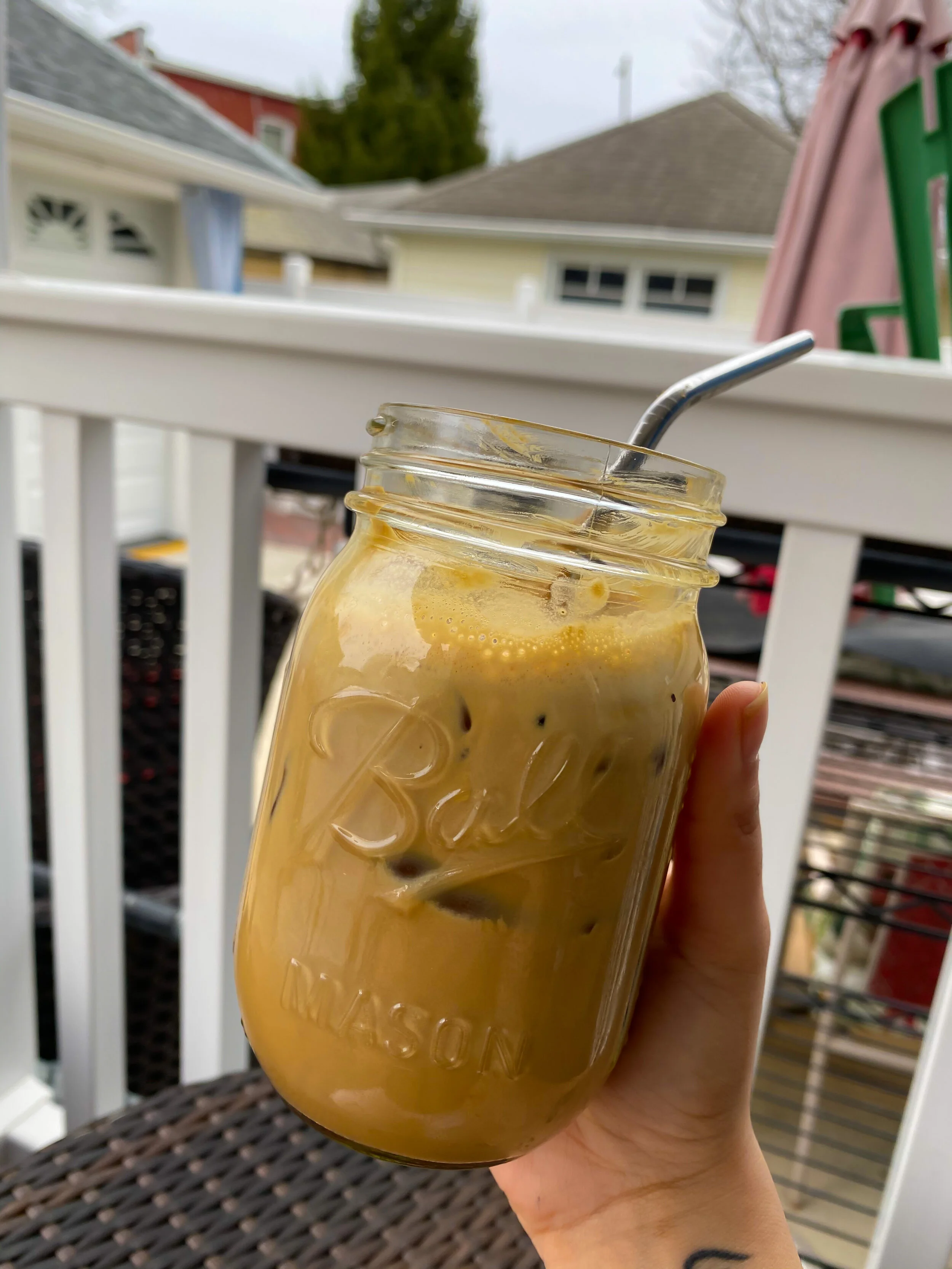 #DIY WHIPPED ICED COFFEE ☕️