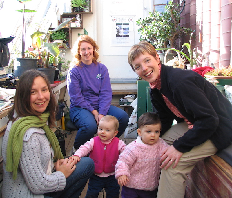 Staff in the Solar Greenhouse Office