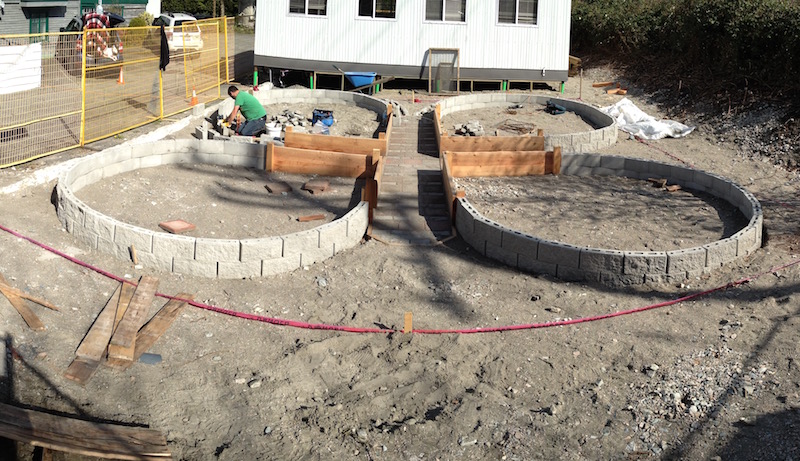 The Butterfly Beds Under Construction