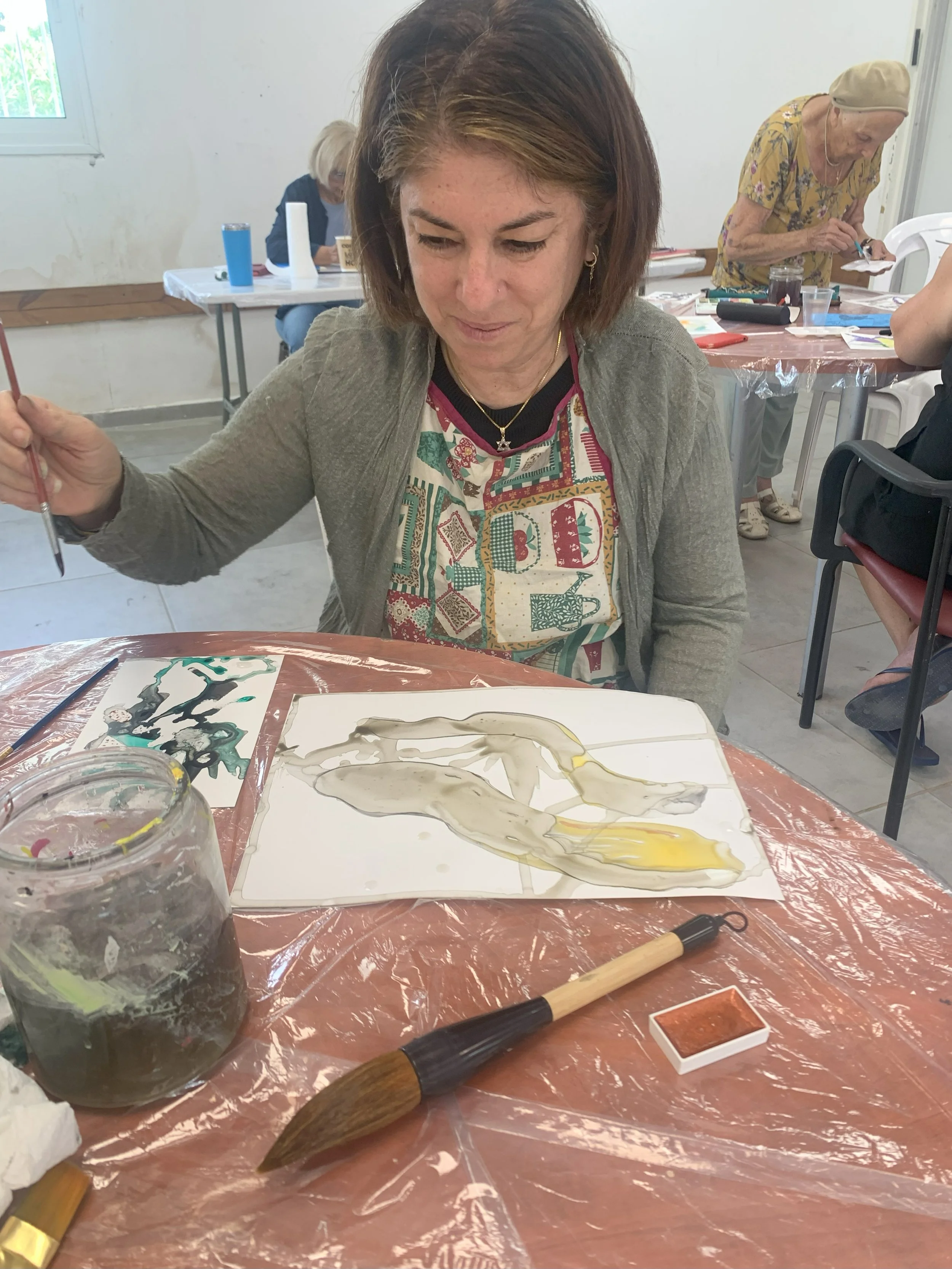 Free Flow/Improvisation Healing Art Workshops with Kim Goldberg - July 17, 10 AM - 12:30 PM