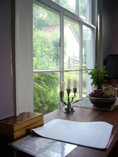 old barn through dining room window.jpg