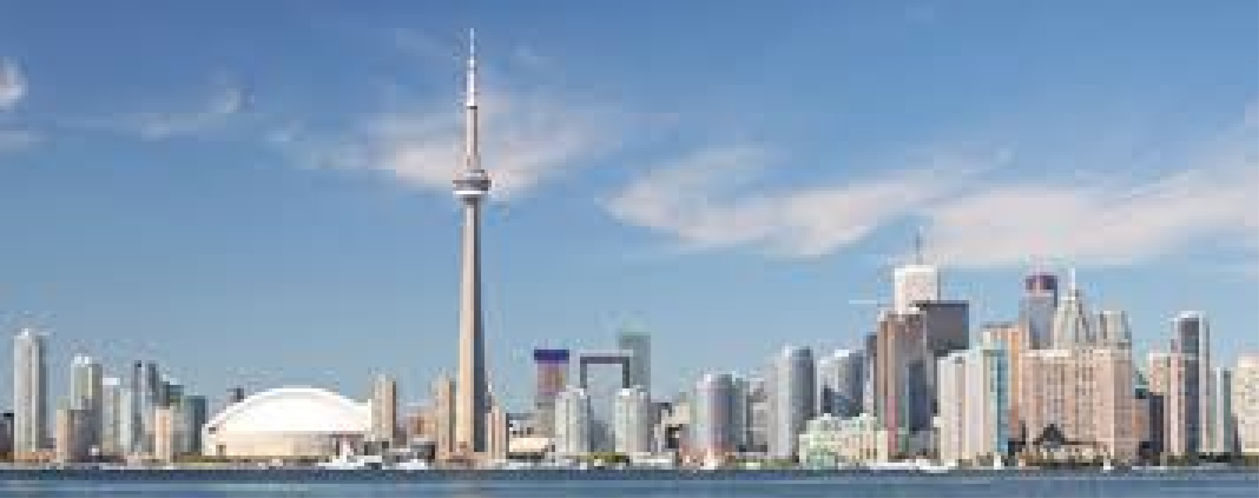  Skyline of Toronto, Ontario the site of Toronto Emmanuel Church