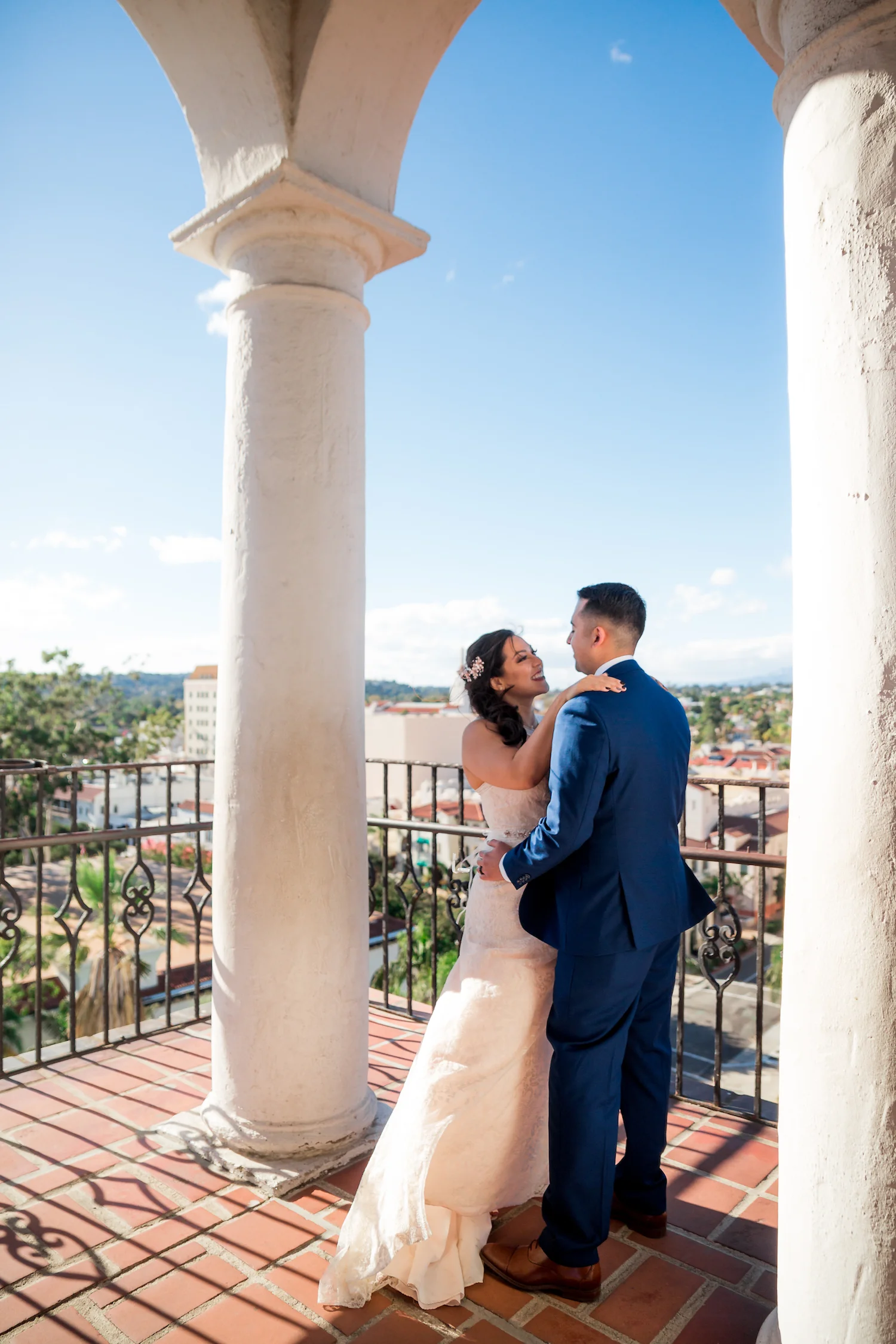 For couples willing to make the climb up to the clocktower, the reward is sweeping panoramic views.
