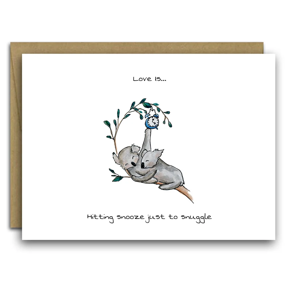 Koala Valentine Card — Fox & Crow