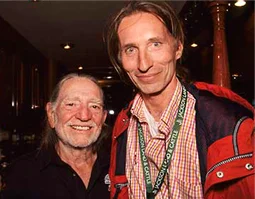  David had the rare opportunity to meet and photograph the legendary Willie Nelson.