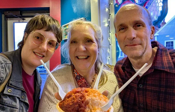 Courtney our Sweetgrass Old Port manager always takes us to the best places to eat.  Have you been to Zephyr Ice on Spring Street?  Run, don't walk....it's that good!  AND as a reminder, Sweetgrass Old Port is open Wednesdays through Sunday and has a