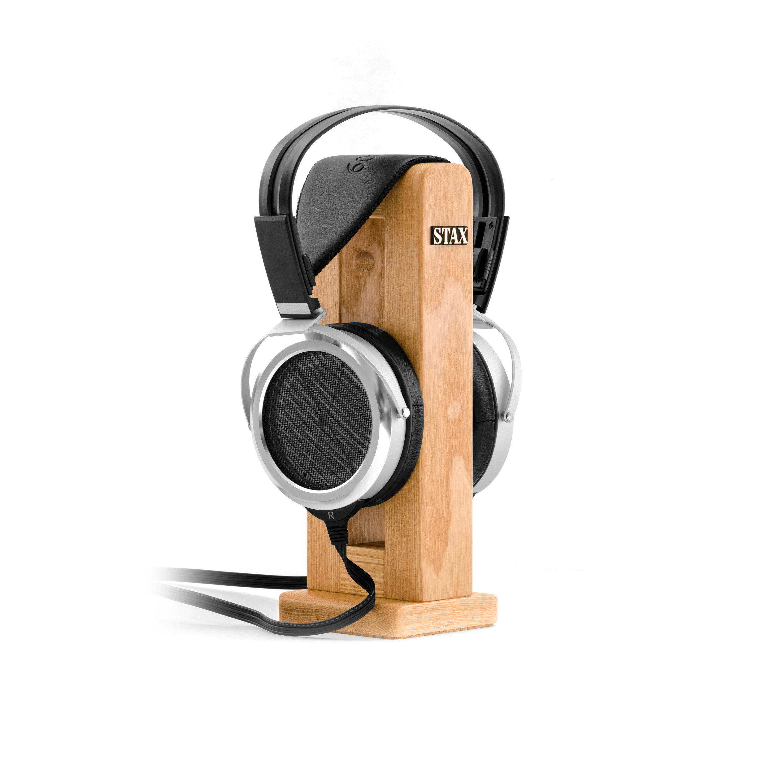 STAX HPS-2 Natural Wood Headphone Stand — Stax