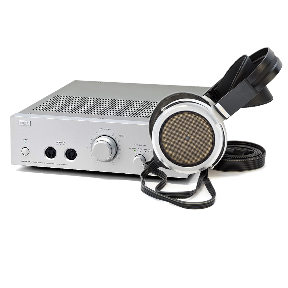 STAX SRM-T8000 Amplifier and SR-009S Earspeakers System — Stax