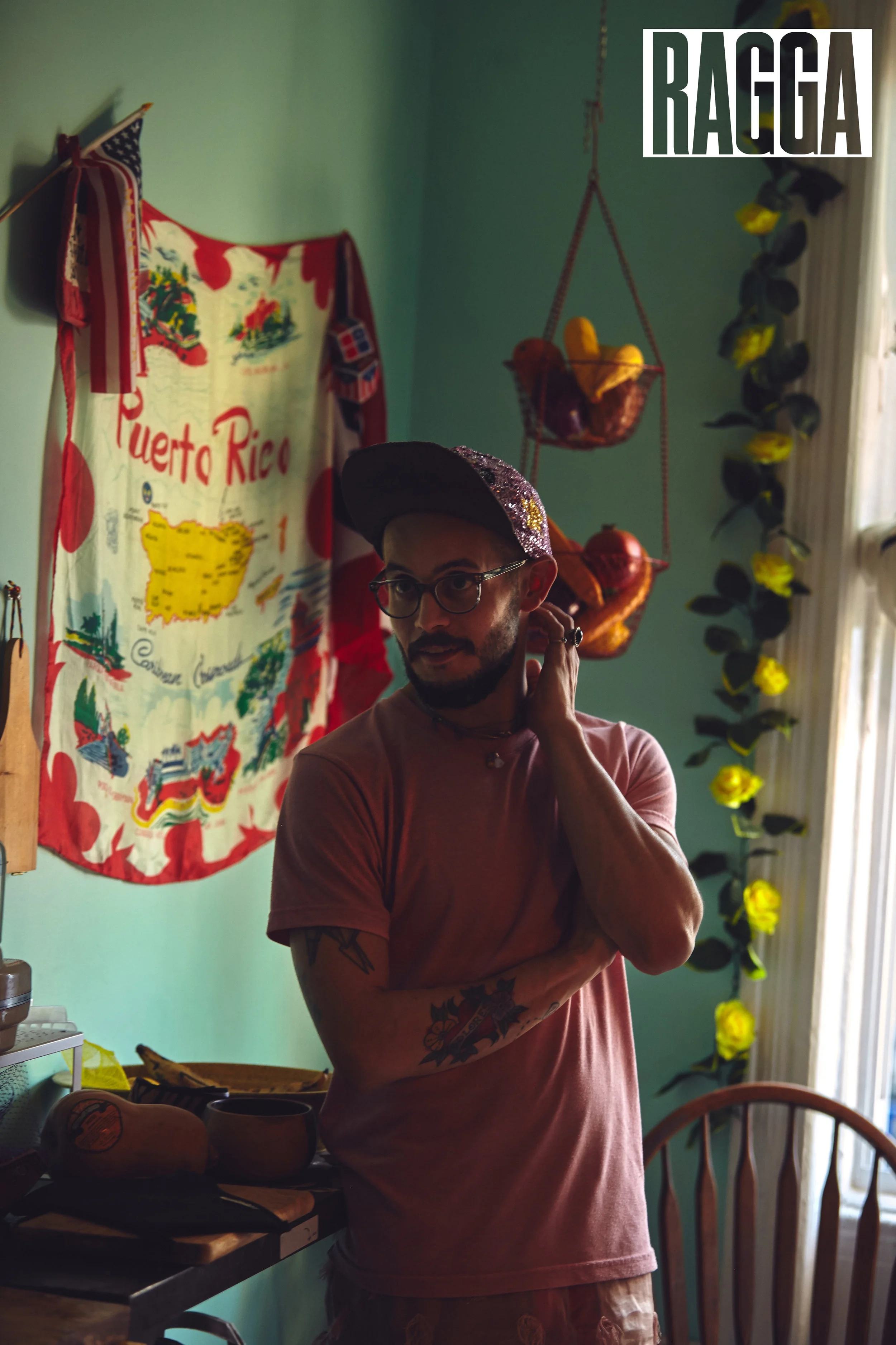 HOW HAS YOUR BACKGROUND AFFECTED YOUR LIFE/ WORK? Born in Puerto Rico, Raised in the Bronx until I was 14 then moved back to the center of PR to a very small town called Morovis, where everything was very “machista” and men were very loud. From a very early age I gave hints of my queerness and was silenced so I grew up admiring the women of my culture and the work they did with their hands. I learned that this was how they expressed themselves in spaces where they were not expected to speak over men. As an adult I’ve learned to embrace my silence and feel empowered through understanding the work I do with my hands as its own form of language, whether I’m creating a painting, putting together a look or a preparing a Caribbean dish. This has been fundamental in how I see my craft. I’m carrying on the tradition of these woman. The relationship between the US and PR is so fucked up and I see the struggle of the entire island being silenced by the U.S. media. I feel strongly that the story of my people needs to be kept alive. Nothing gives me more satisfaction than putting in to practice all that my mothers have taught me.