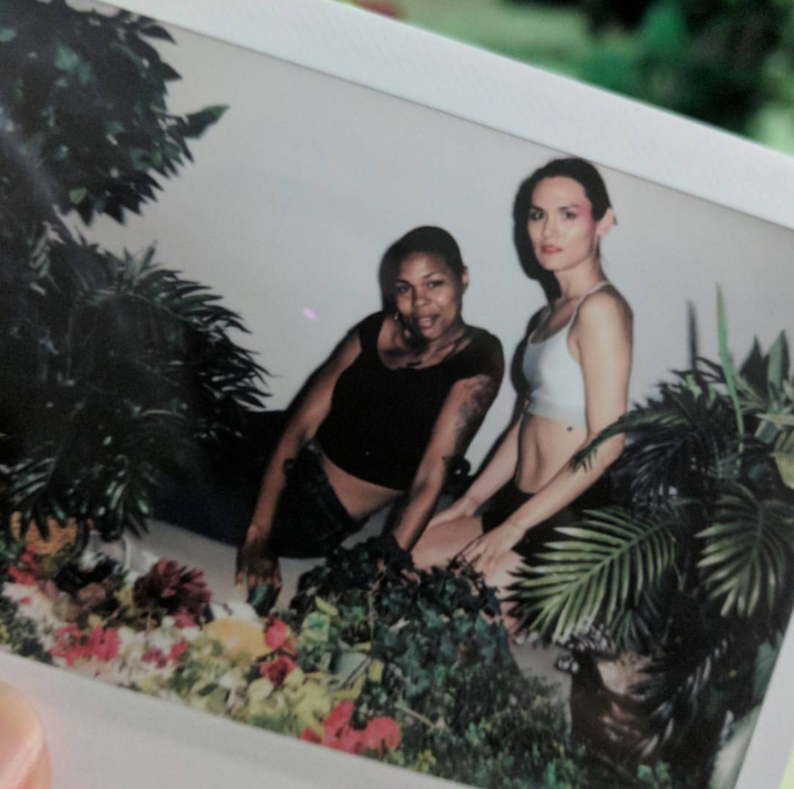  “Make me a Promise” — handing out info of grass root organizations working to help Puerto Rico I made a verbal bond w participants who got a RAGGA patch and photo by me in my lil oasis installation. S/O to everyone who indulged my carry lol and actu