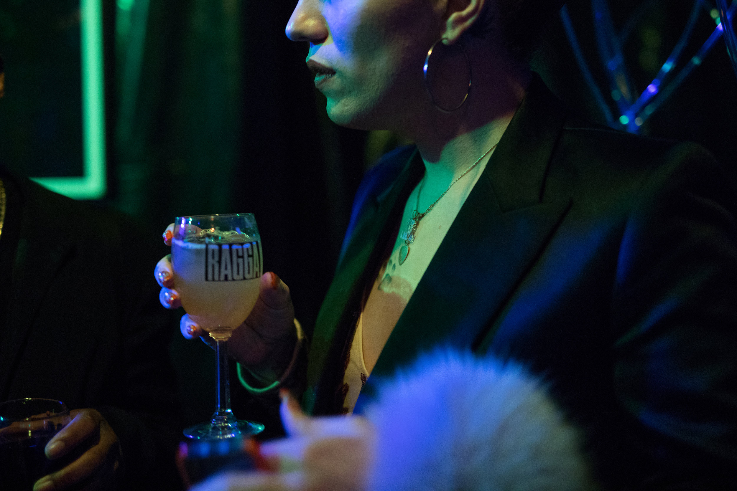 BOOM making us feel Gucci w custom RAGGA X BOOM wine glasses