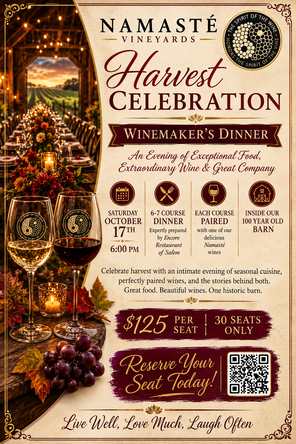 Harvest Celebration Winemaker's Dinner