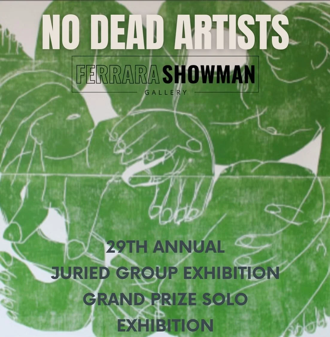 I am honored to be one of three jurors for the 29th Annual NO DEAD ARTISTS Exhibition ❤️&zwj;🔥 @ferrarashowmangallery 🤩

Call for artists through June 23rd! The exhibition has been a springboard for numerous artists leading to national press covera