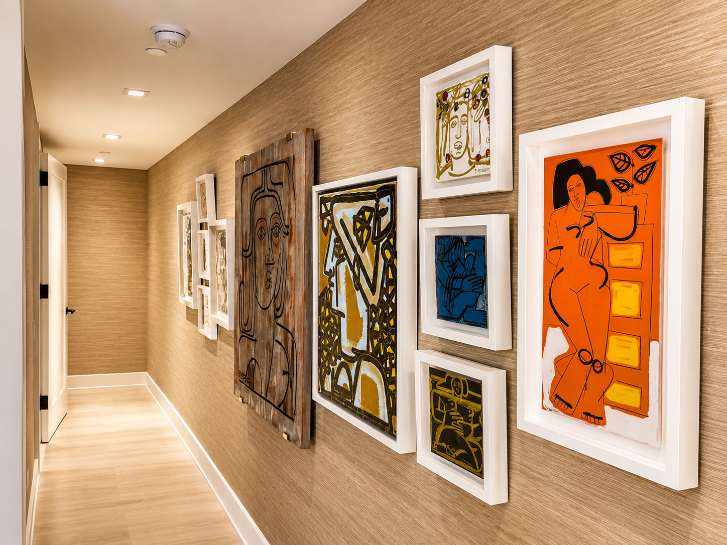 Curating a Hallway Gallery Wall with America Martin