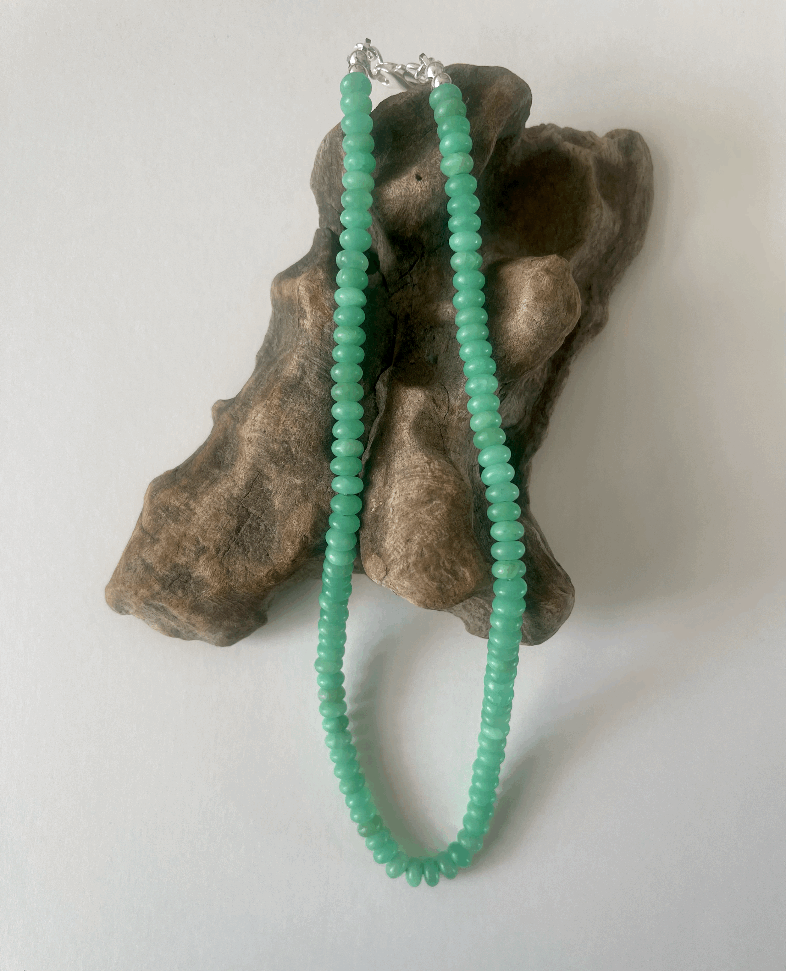 Amazonite Rondelle necklace
