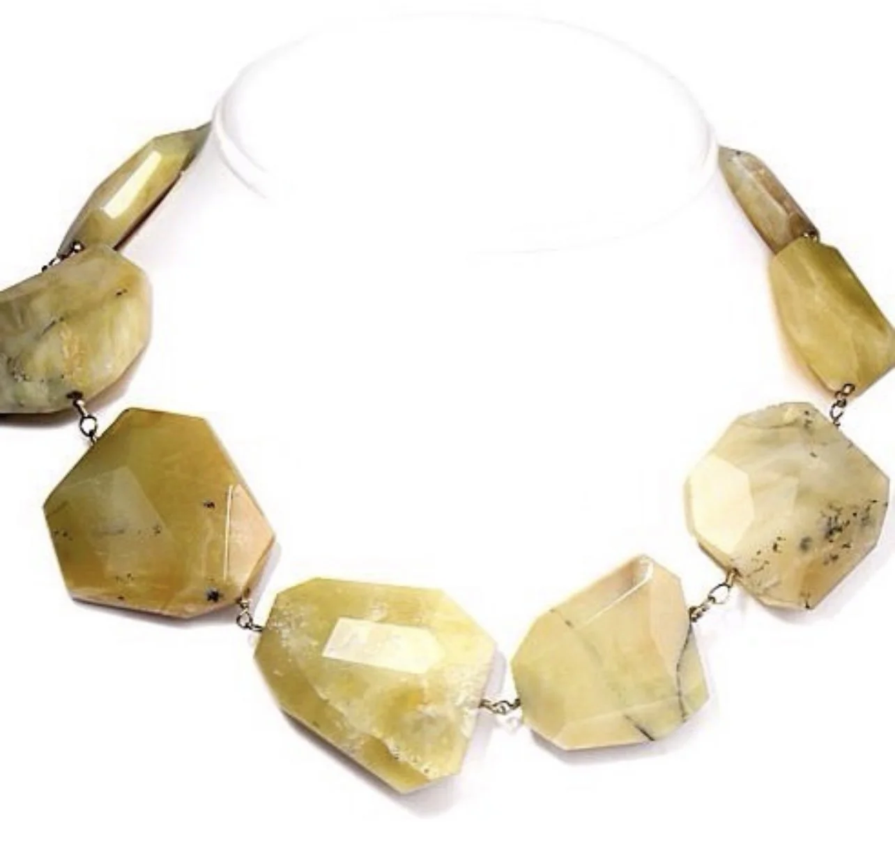 Yellow Opal necklace