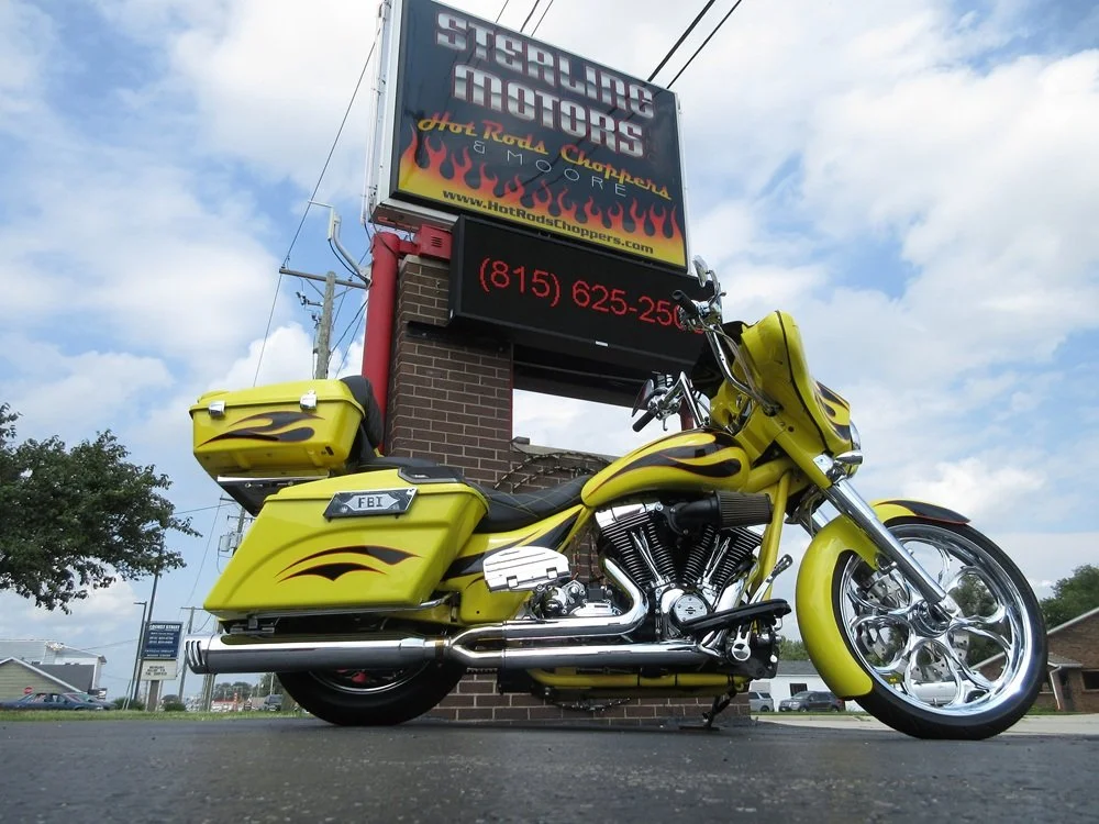 2008 FBI Razorback 103” Diamond Audio Demo Bike