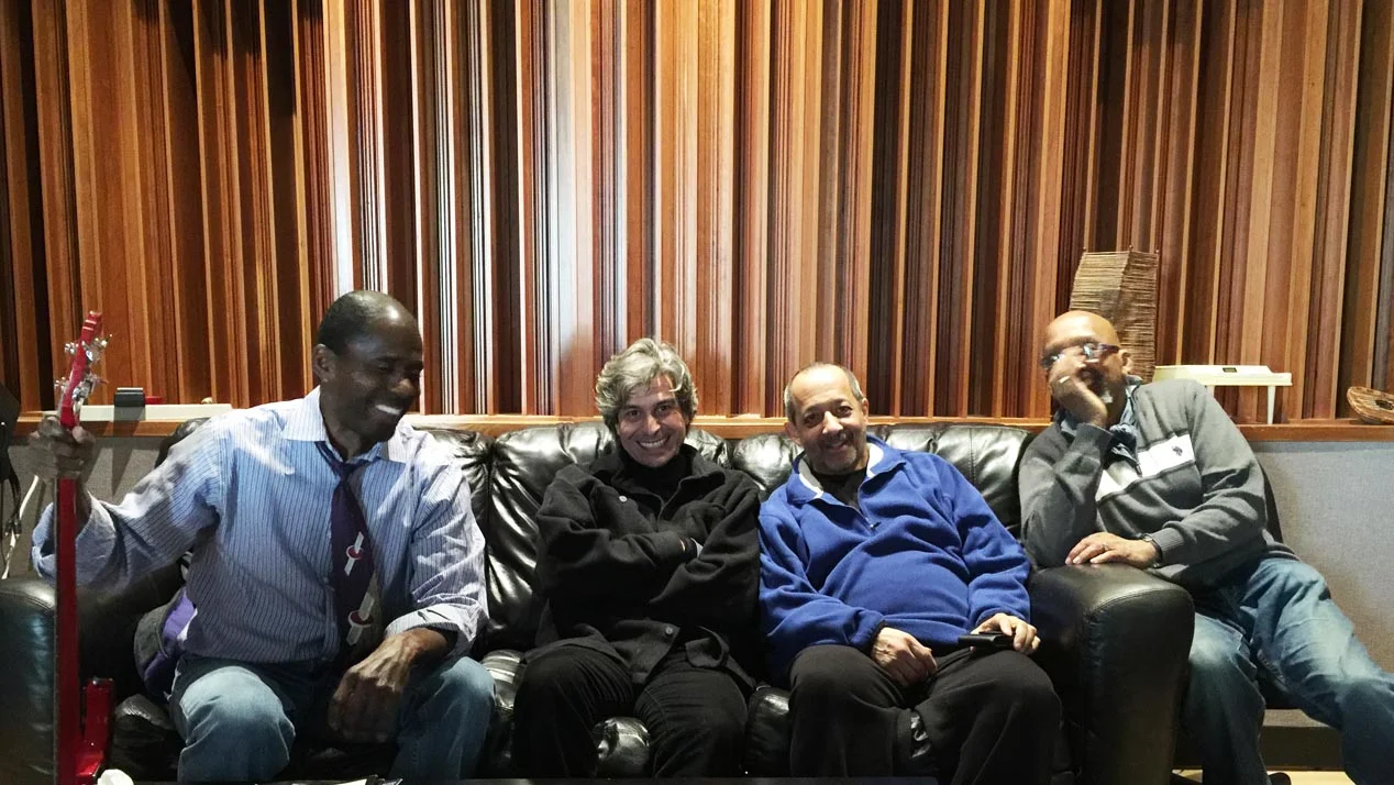 Chris Bakriges with Avery Sharpe, Jay Hoggard and Billy Arnold