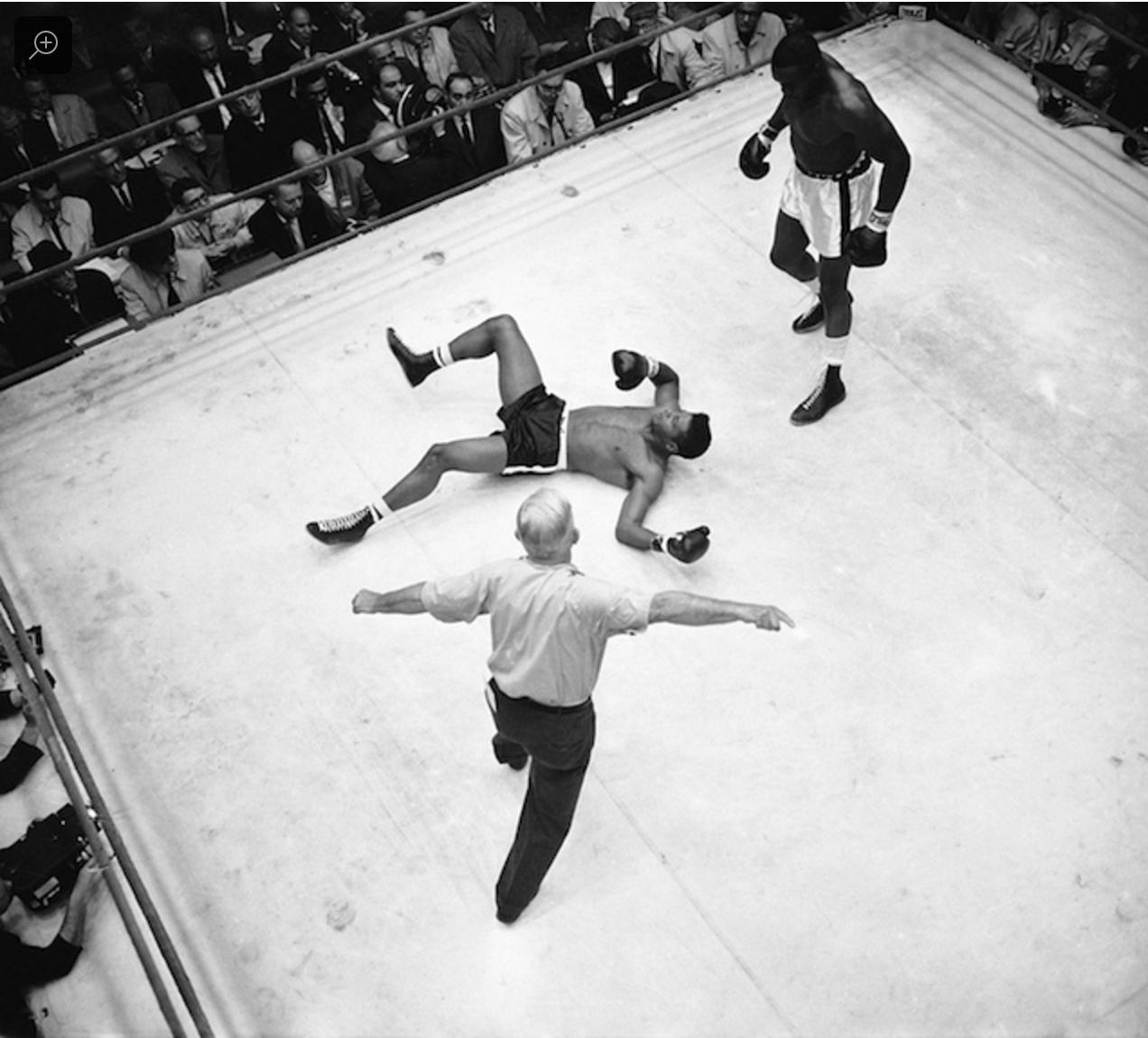 Floyd Patterson, Sonny Liston 1963 (Source: Deadspin)