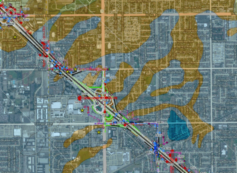 CAD-GIS Integration for Transportation Improvement Project