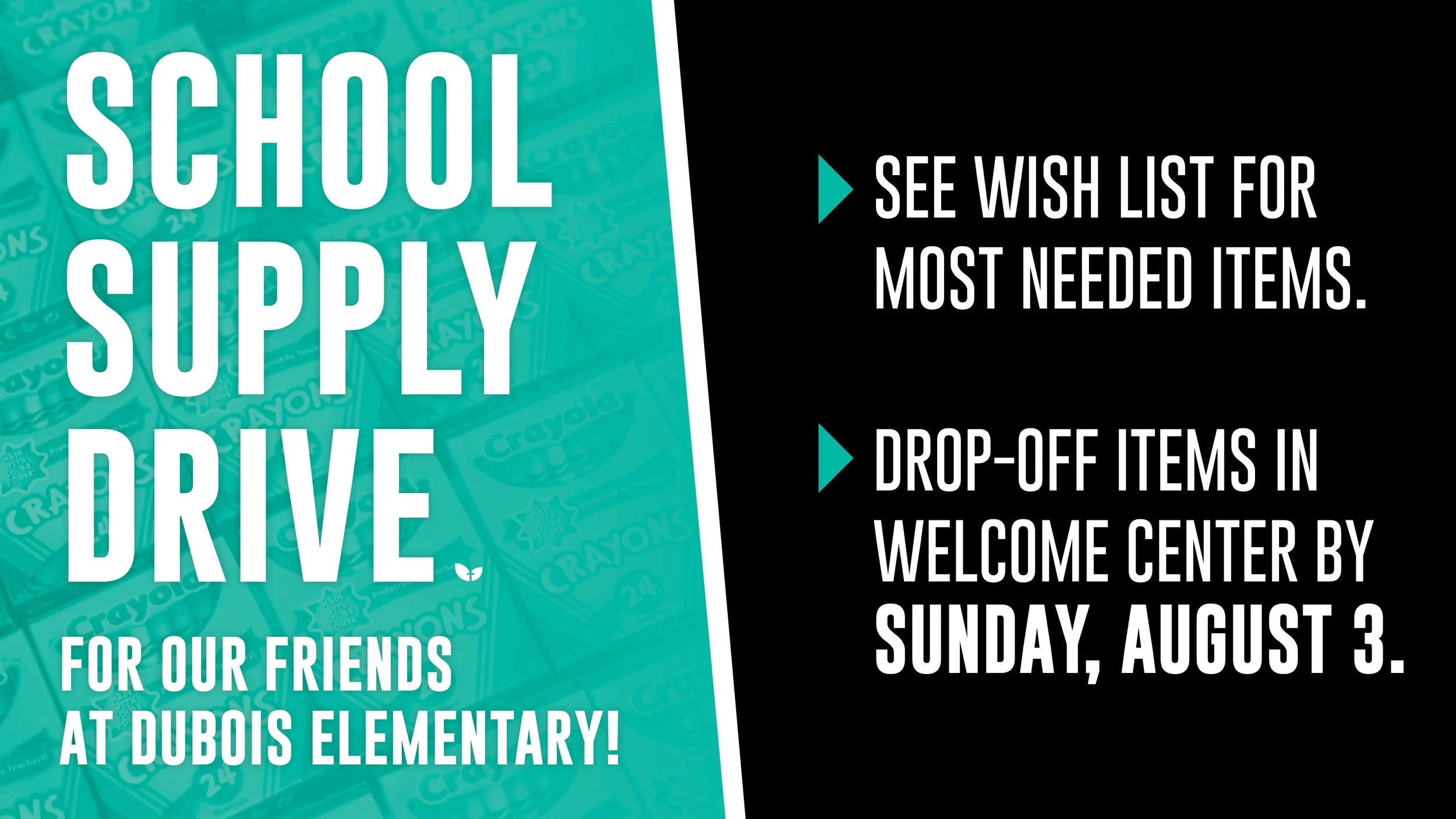 SCHOOL SUPPLY DRIVE