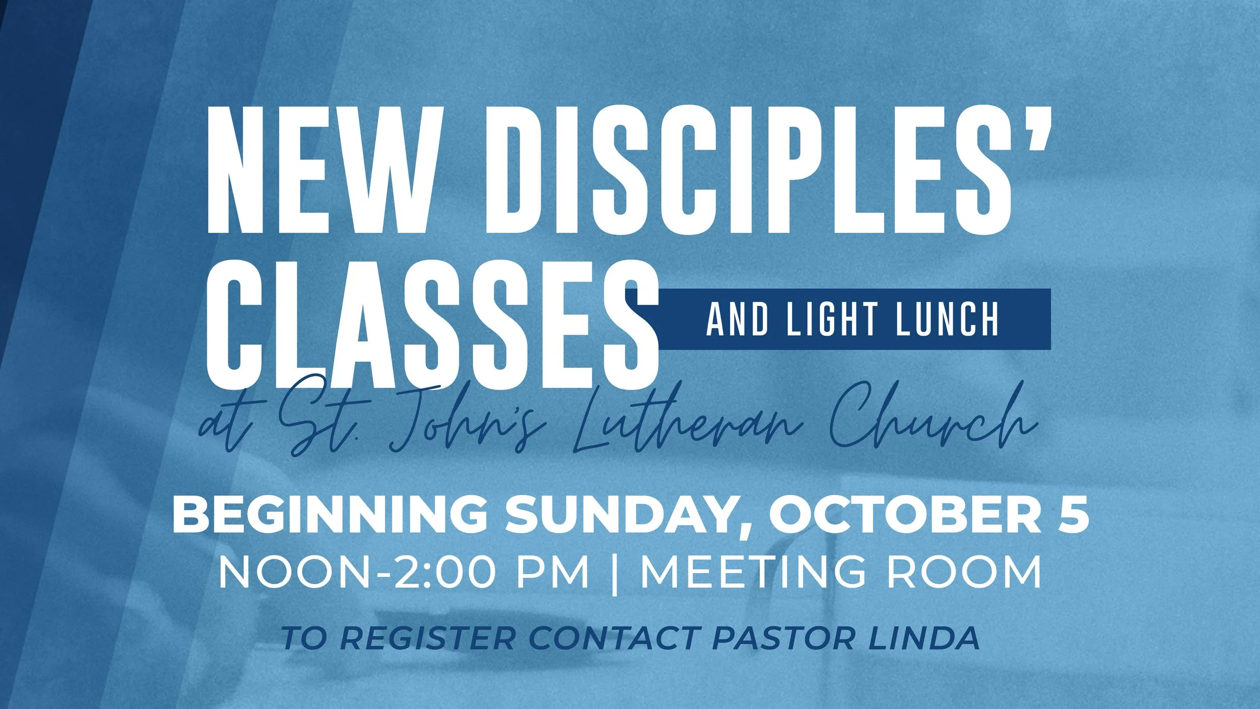 New Disciple Classes