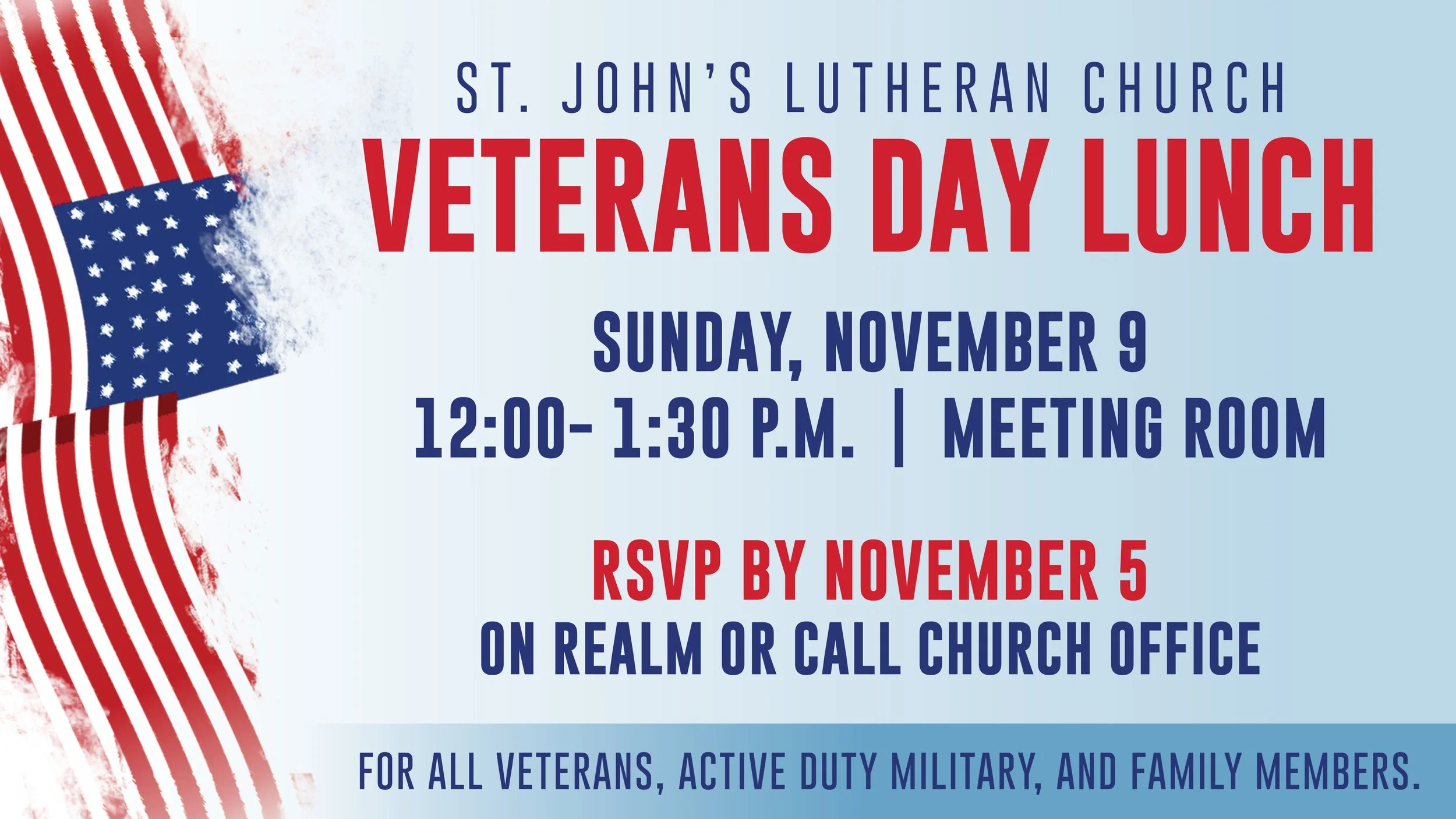 VETERANS DAY LUNCH