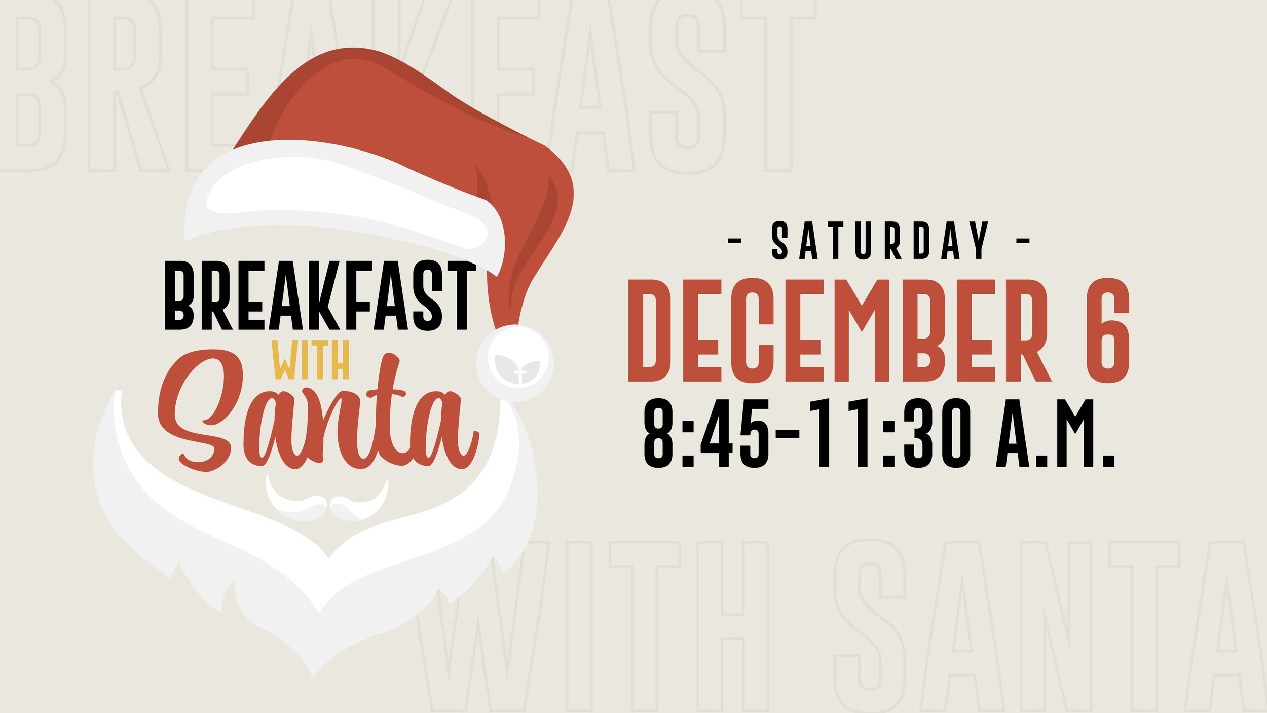 Breakfast With Santa! 