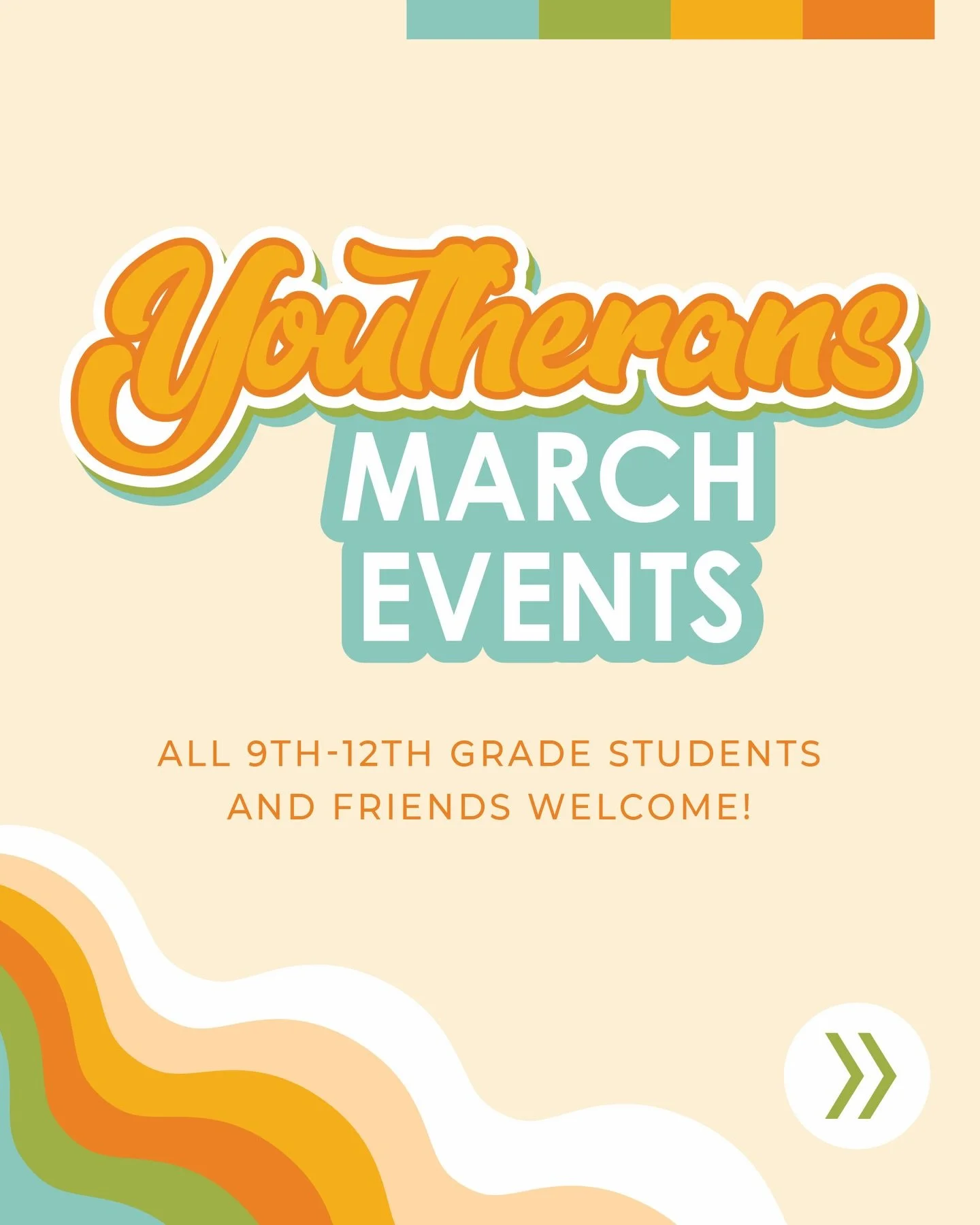 We have several things going on for Youtherans in March, and really hope you and your friends can join us for some or all of it! 

🍽️ March 1 - Dinner &amp; Bible Study @ St. John&rsquo;s 
🎳 March 15 - Bowling @ Malibu Jacks
💜 March 22- Lead Activ