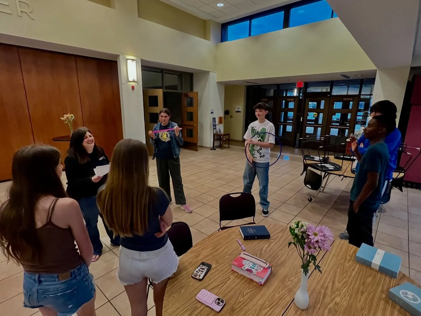 We hope you are full of joy after a fun Youtherans Bible Study last night! Don&rsquo;t forget we will meet again this Sunday, April 19 for Sports and Games Night!! Bring a friend and your a-game! 🏐♟️

📸 Photo Credit: Steward