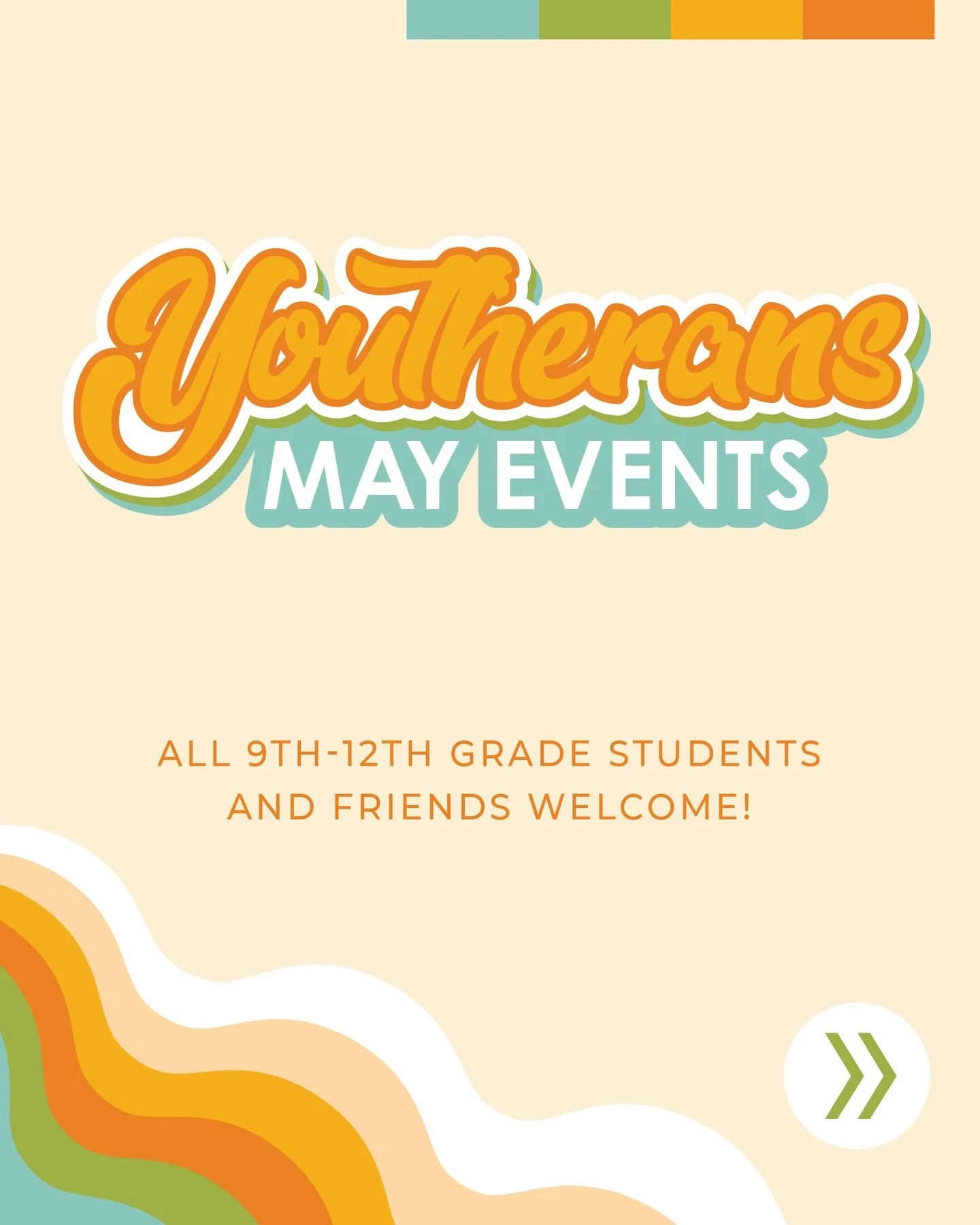 In May we will wrap up Youtherans with an Engage Session with the Pastors and Mini Golf!! We hope you can make it to both as we finish the year strong!! 

💬 May 3 - Engage with Pastors @ St. John&rsquo;s
⛳️ May 17 - Mini Golf @ Knights Action Park

