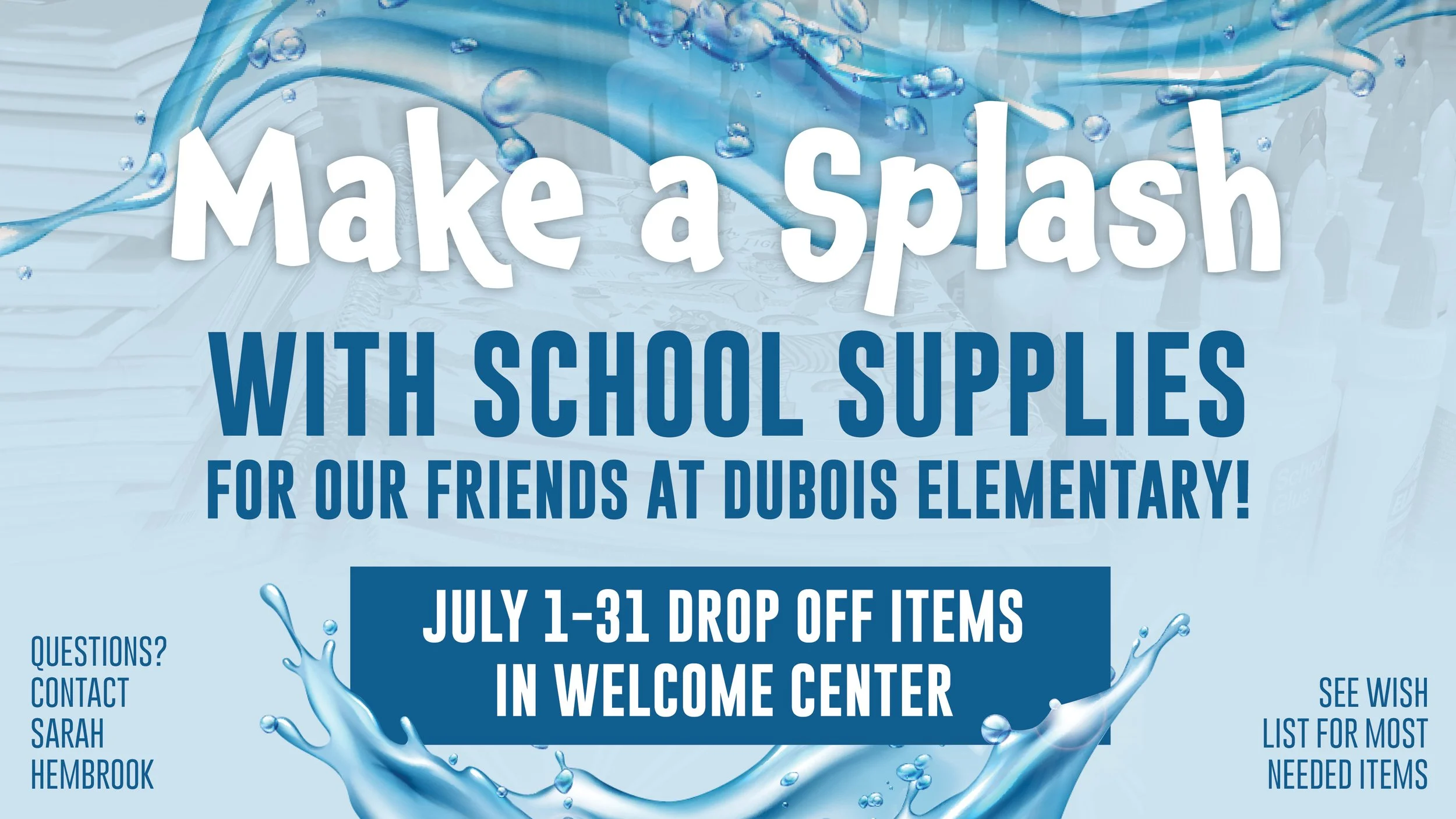 School Supply Drive
