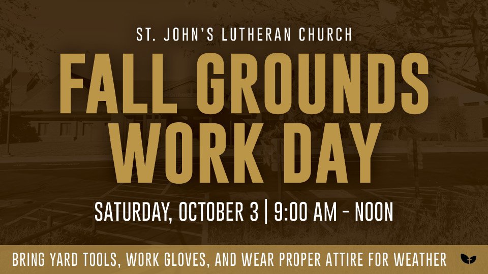 FALL GROUNDS WORK DAY