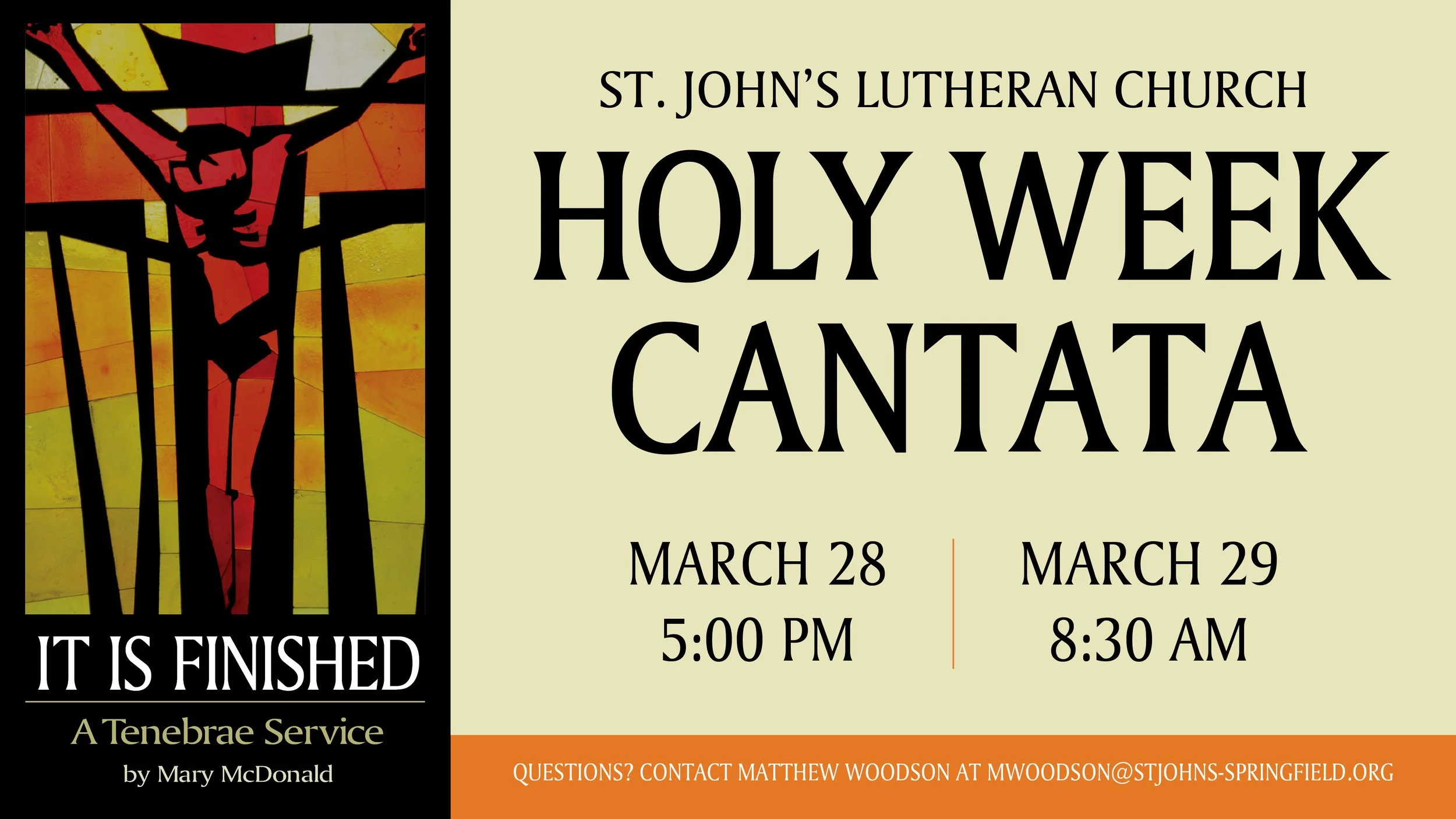 Holy Week Cantata