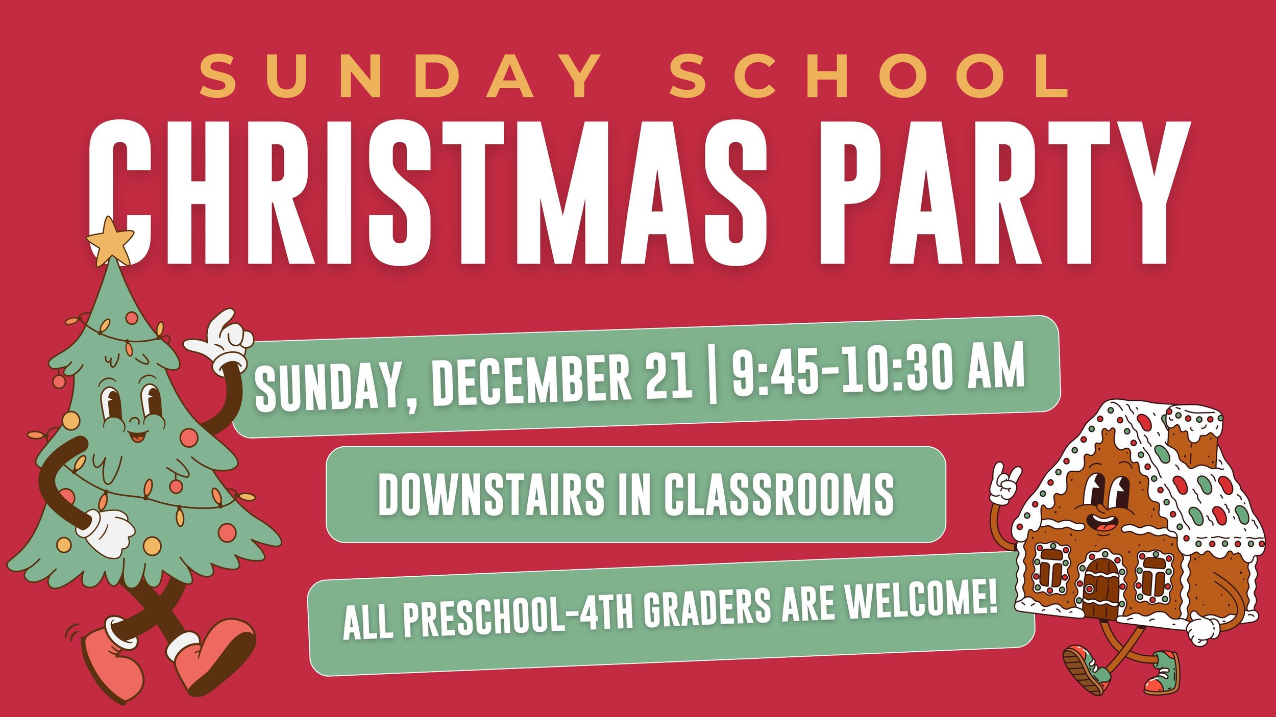 Sunday School Christmas Party!
