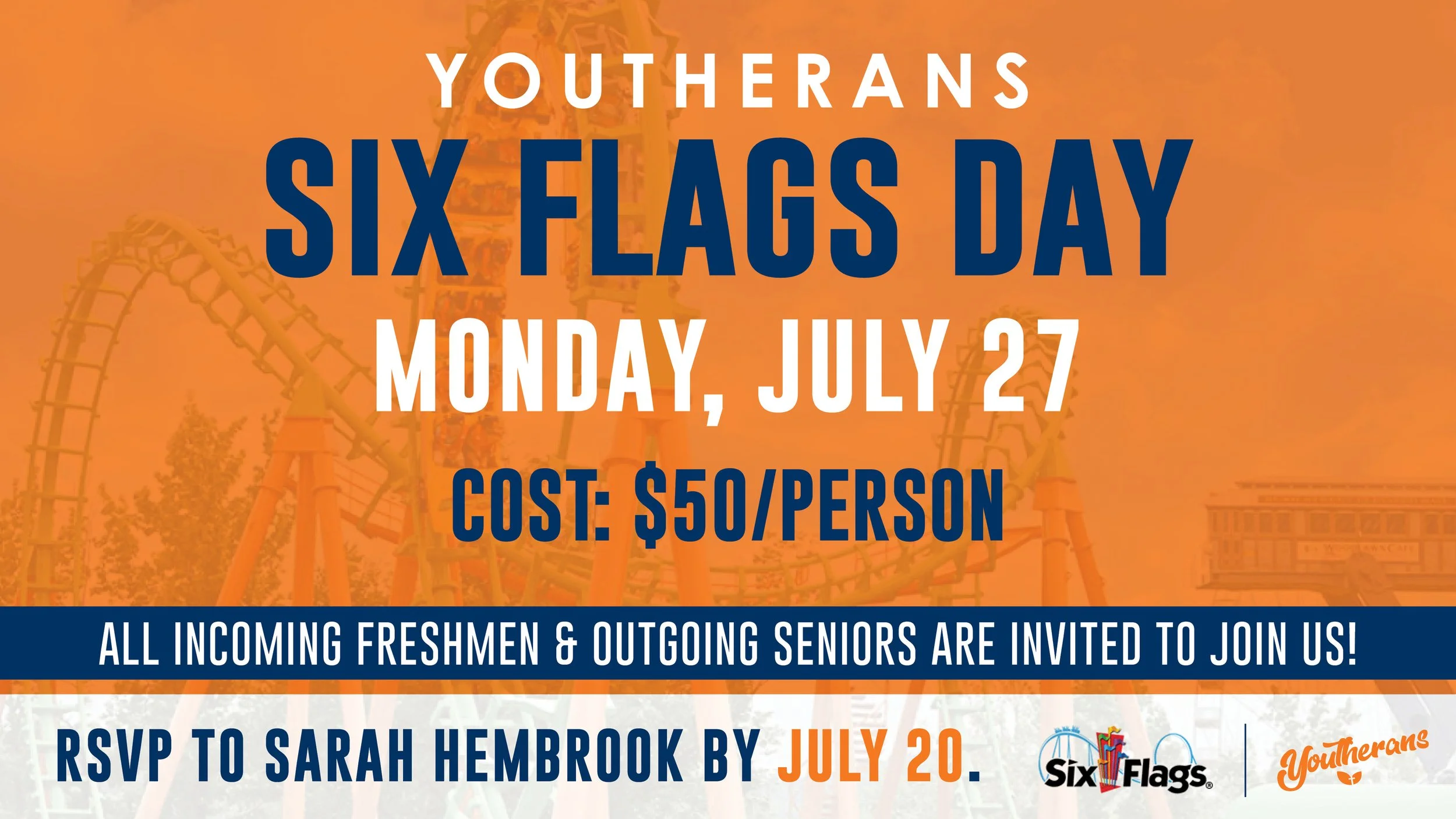 YOUTHERANS SIX FLAGS DAY