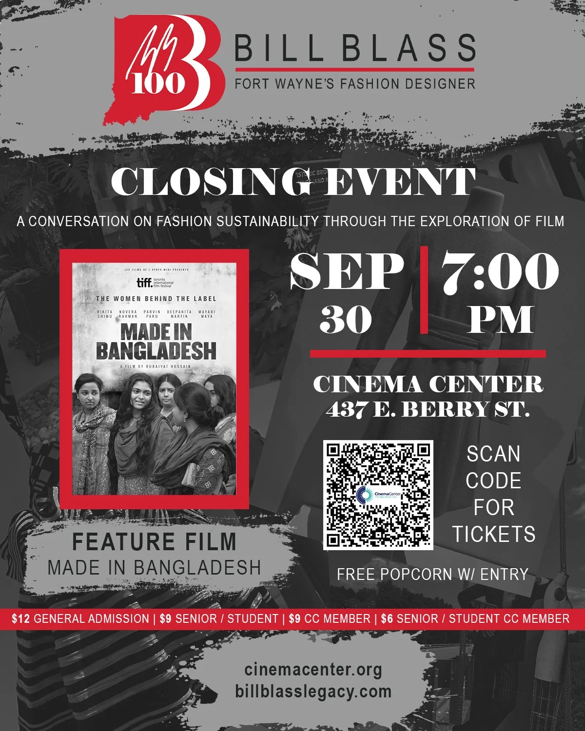 BILL BLASS CLOSING EVENT: MADE IN BANGLADESH