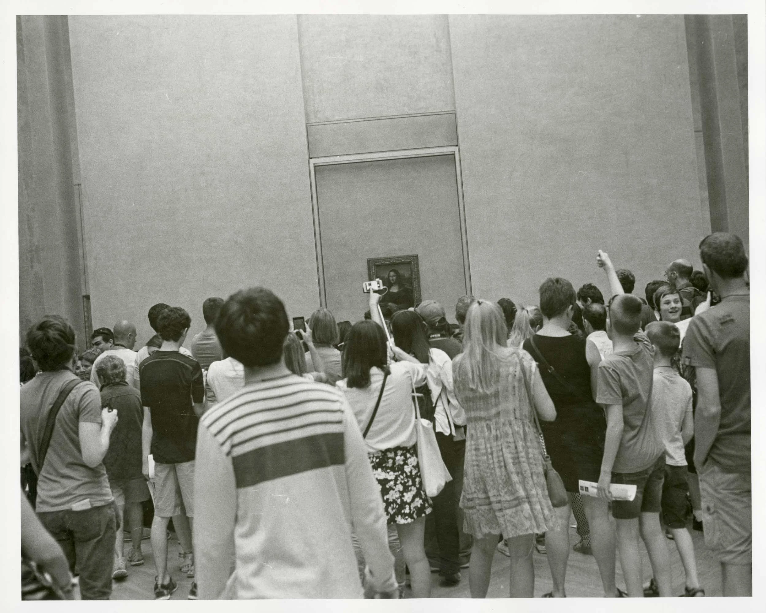 Selfie,<br>The Louvre